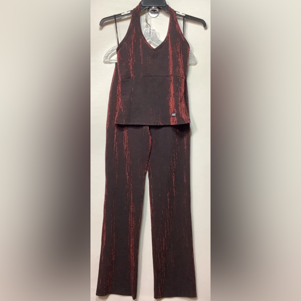 Versace - Versace Jeans Couture Women's Pantsuit Size M Black/Red $1127 - Picture 2 of 16